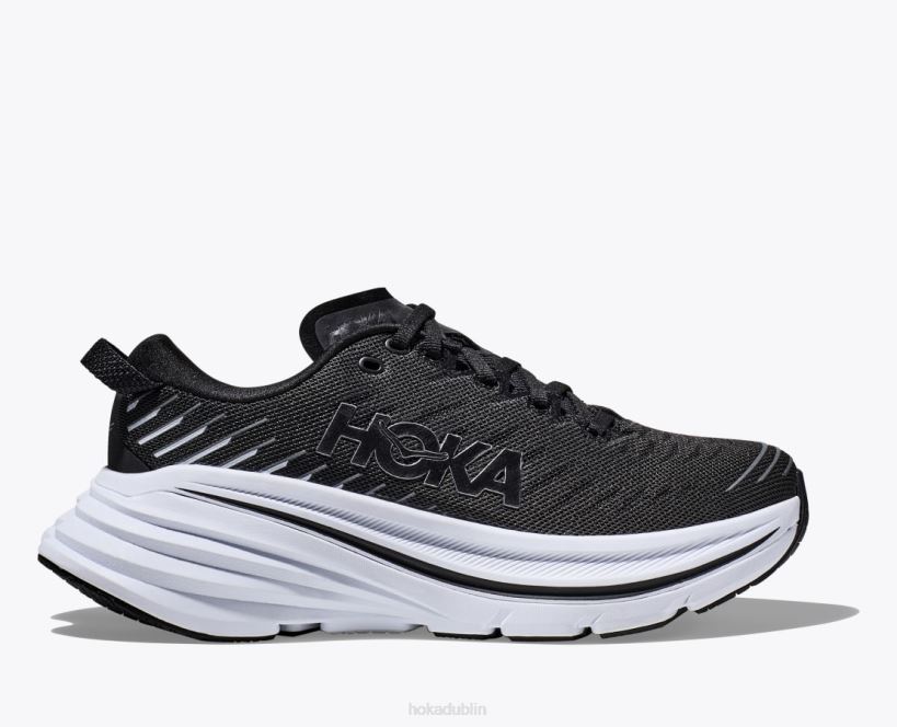VLP8467 Hoka Men Bondi X Black/White