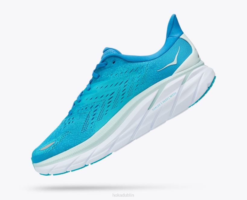 VLP8574 Hoka Men Clifton 8 Ibiza Blue/Scuba Blue