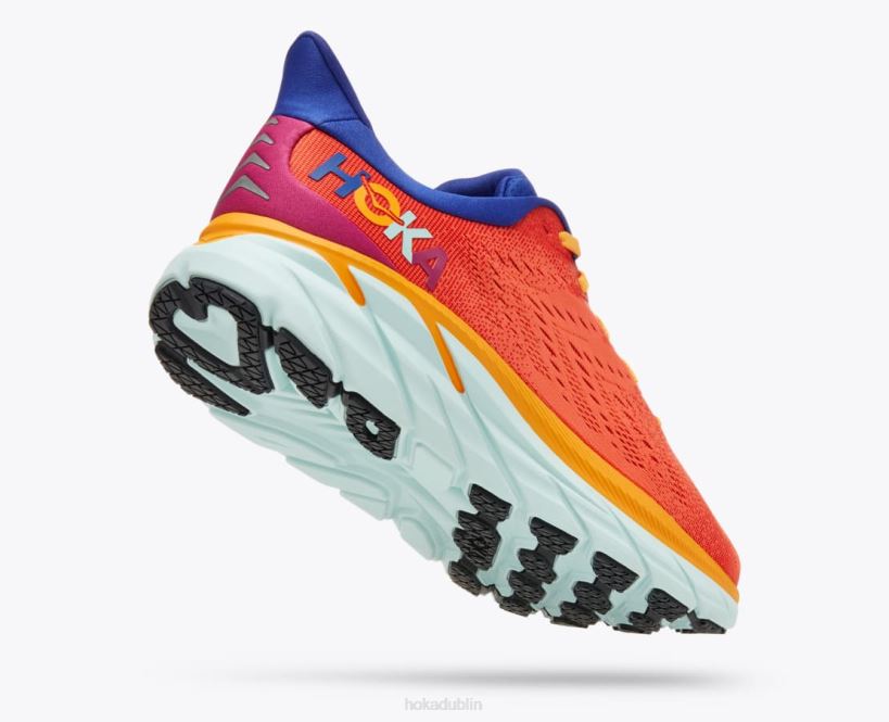 VLP8581 Hoka Men Clifton 8 Fiesta/Bluing