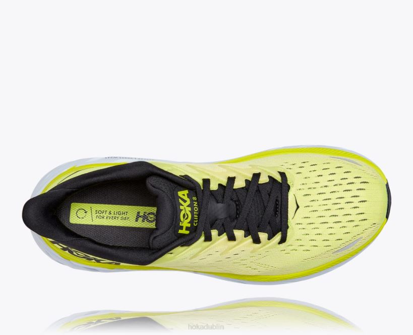 VLP8585 Hoka Men Clifton 8 Evening Primrose/Charlock