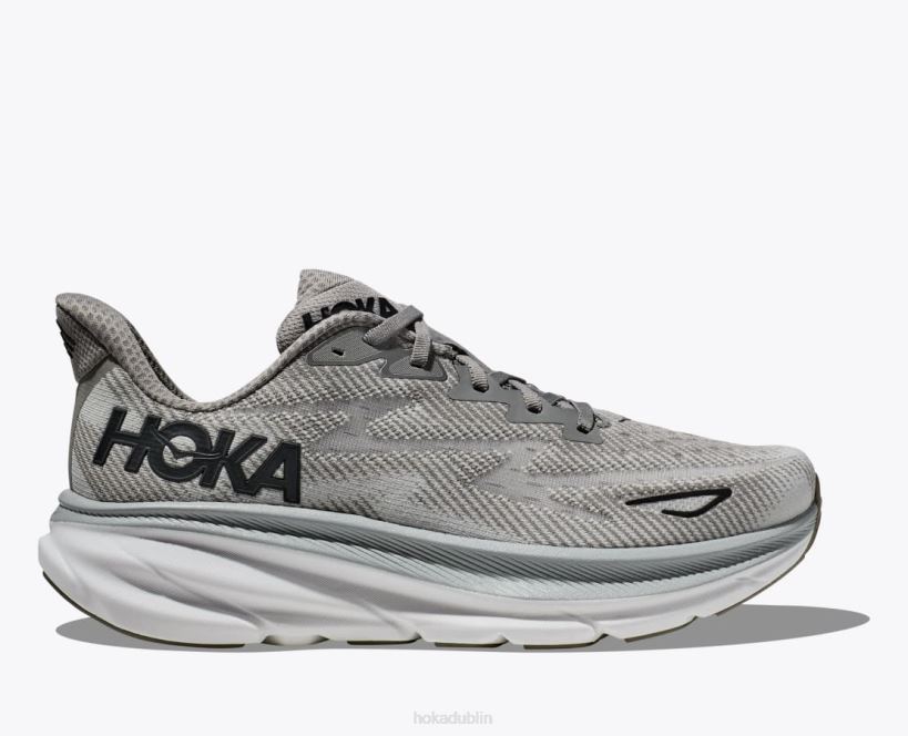 VLP8589 Hoka Men Clifton 9 Harbor Mist/Black