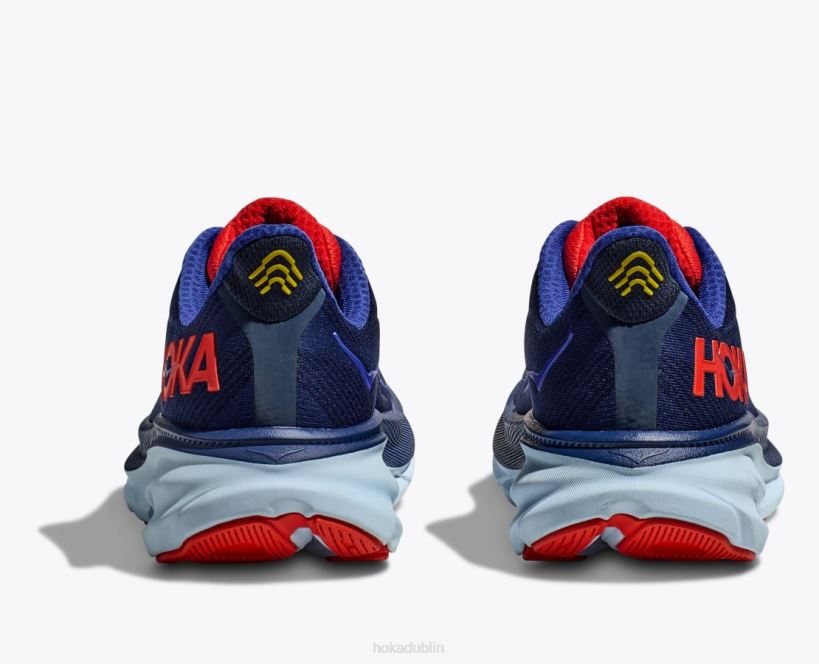 VLP8590 Hoka Men Clifton 9 Bellwether Blue/Dazzling Blue