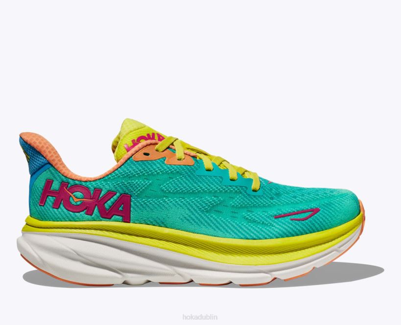 VLP8592 Hoka Men Clifton 9 Ceramic/Evening Primrose