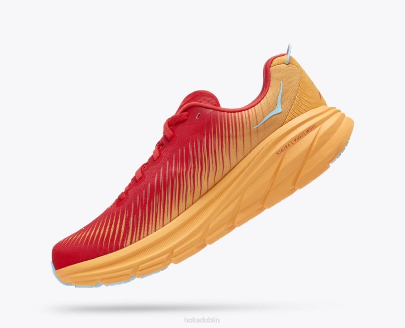 VLP8595 Hoka Men Rincon 3 Fiesta/Amber Yellow