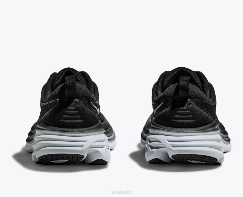 VLP8616 Hoka Men Bondi 8 Black/White