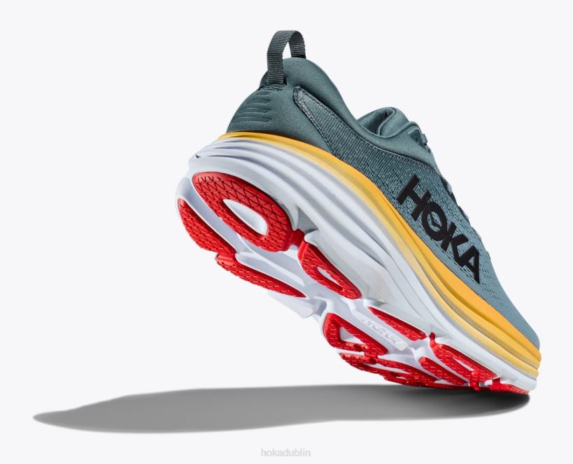 VLP8618 Hoka Men Bondi 8 Goblin Blue/Mountain Spring