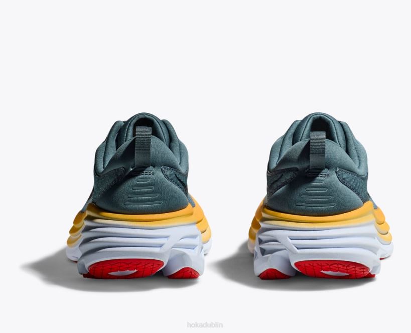 VLP8618 Hoka Men Bondi 8 Goblin Blue/Mountain Spring