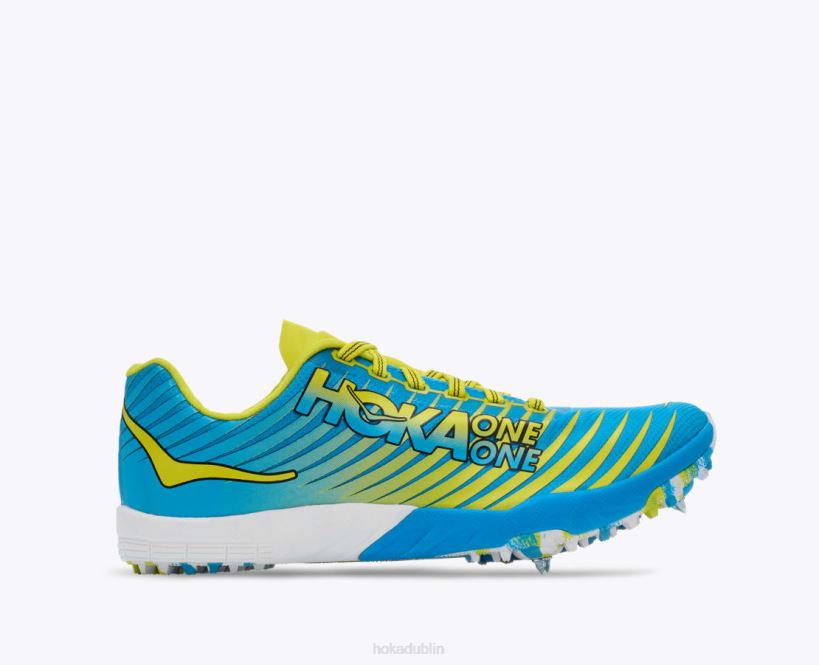 VLP8628 Hoka Men EVO XC Spike Cyan/Citrus