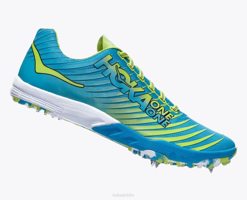 VLP8628 Hoka Men EVO XC Spike Cyan/Citrus
