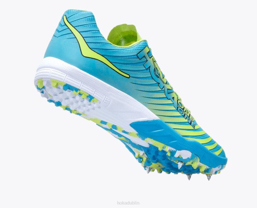 VLP8628 Hoka Men EVO XC Spike Cyan/Citrus