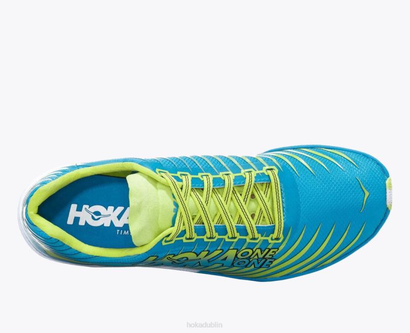 VLP8628 Hoka Men EVO XC Spike Cyan/Citrus