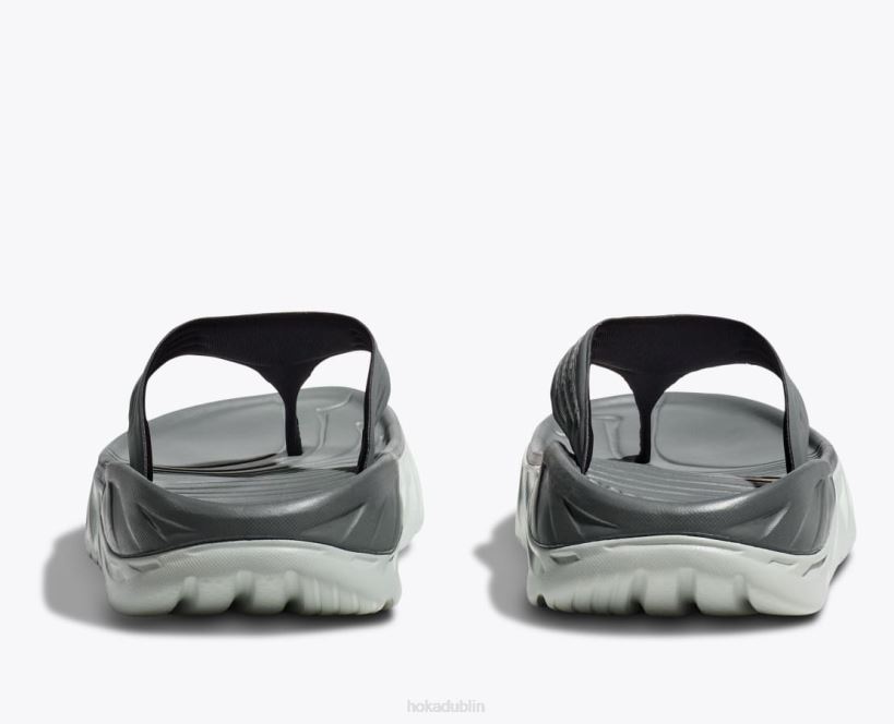 VLP8563 Hoka Men ORA Recovery Flip Balsam Green/Mercury