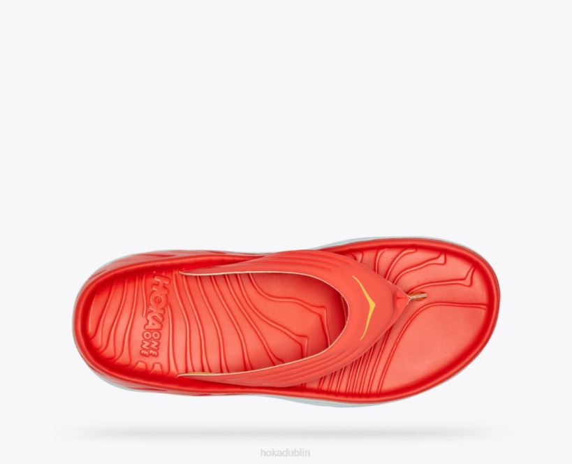 VLP8565 Hoka Men ORA Recovery Flip Fiesta/Amber Yellow