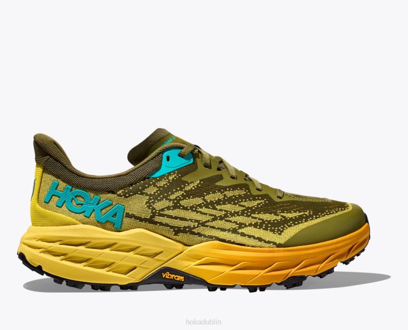 VLP8490 Hoka Men Speedgoat 5 Avocado/Passion Fruit