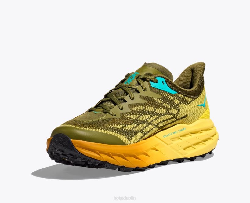VLP8490 Hoka Men Speedgoat 5 Avocado/Passion Fruit