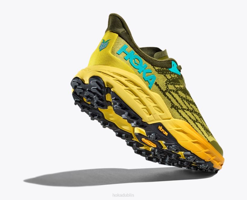 VLP8490 Hoka Men Speedgoat 5 Avocado/Passion Fruit