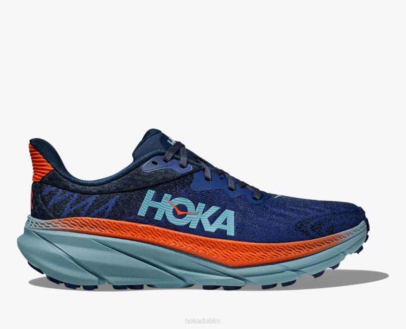 VLP8494 Hoka Men Challenger 7 Bellwether Blue/Stone Blue