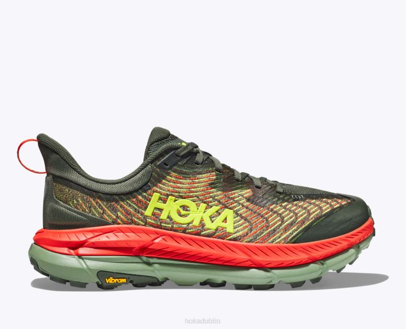 VLP8498 Hoka Men Mafate Speed 4 Thyme/Fiesta