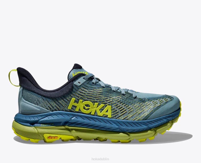 VLP8501 Hoka Men Mafate Speed 4 Thyme/Fiesta