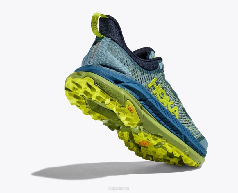 VLP8501 Hoka Men Mafate Speed 4 Thyme/Fiesta
