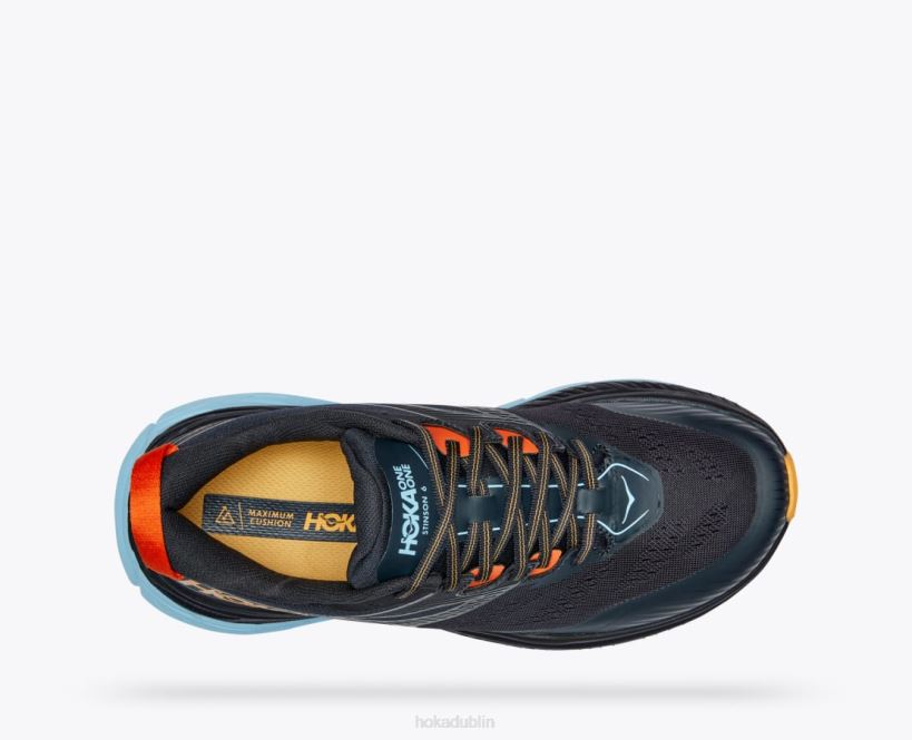 VLP8502 Hoka Men Stinson 6 Blue Graphite/Summer Song