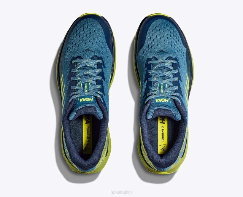 VLP8505 Hoka Men Torrent 3 Bluesteel/Dark Citron