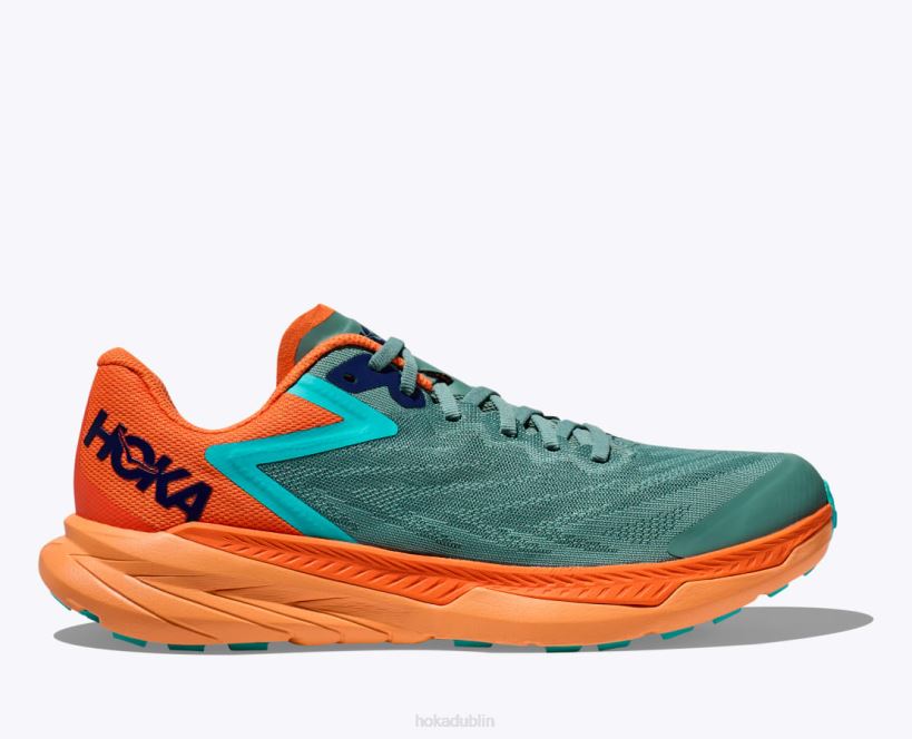 VLP8509 Hoka Men Zinal Trellis/Vibrant Orange