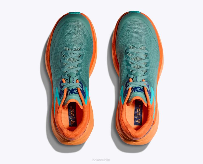 VLP8509 Hoka Men Zinal Trellis/Vibrant Orange