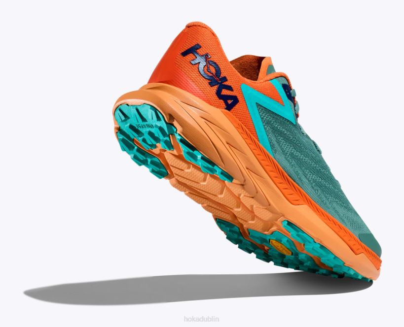 VLP8509 Hoka Men Zinal Trellis/Vibrant Orange