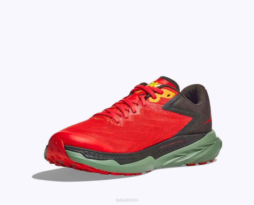 VLP8512 Hoka Men Zinal Fiesta/Black Olive