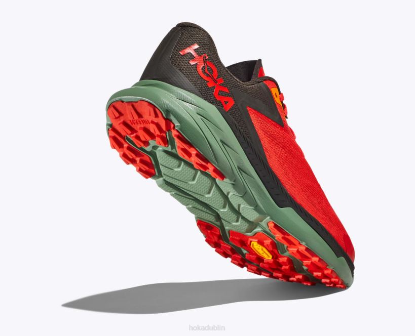 VLP8512 Hoka Men Zinal Fiesta/Black Olive