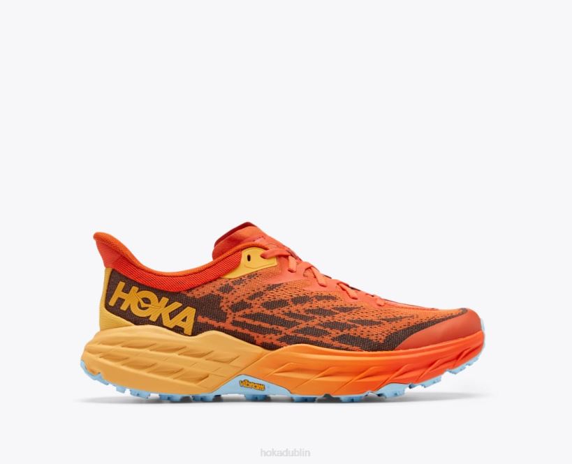 VLP8608 Hoka Men Speedgoat 5 Puffin'S Bill/Amber Yellow