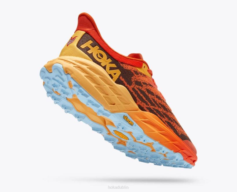 VLP8608 Hoka Men Speedgoat 5 Puffin'S Bill/Amber Yellow