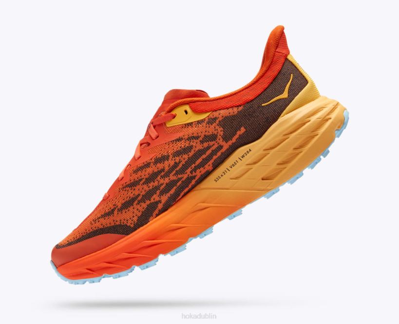 VLP8608 Hoka Men Speedgoat 5 Puffin'S Bill/Amber Yellow