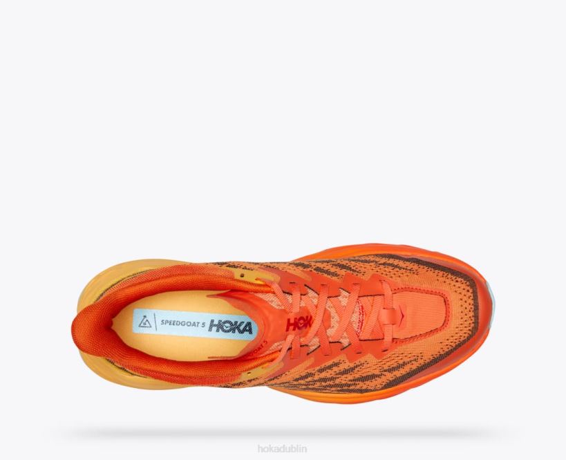 VLP8608 Hoka Men Speedgoat 5 Puffin'S Bill/Amber Yellow