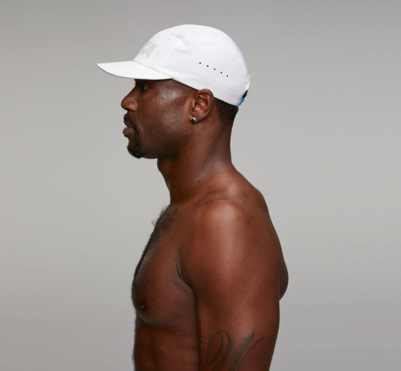 VLP8396 Hoka Women Performance Hat White/Cool Grey