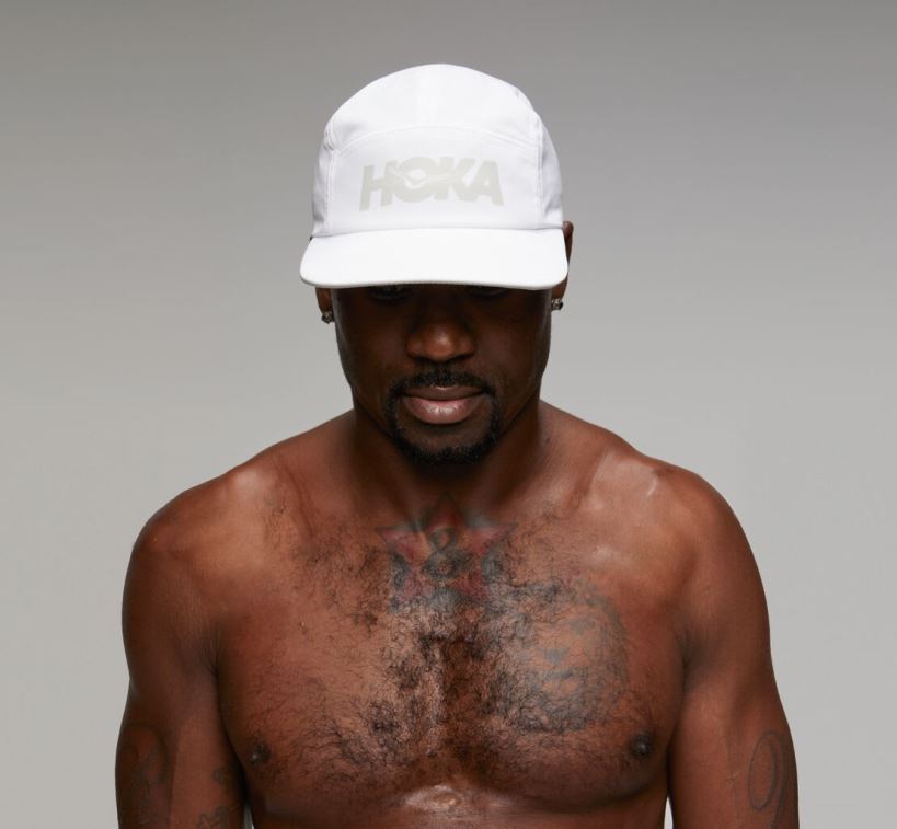 VLP8396 Hoka Women Performance Hat White/Cool Grey