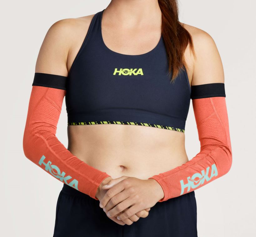 VLP8404 Hoka Women Flight Arm Sleeves Camelia