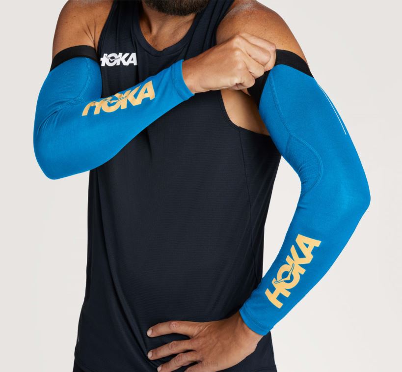 VLP8405 Hoka Women Flight Arm Sleeves Diva Blue