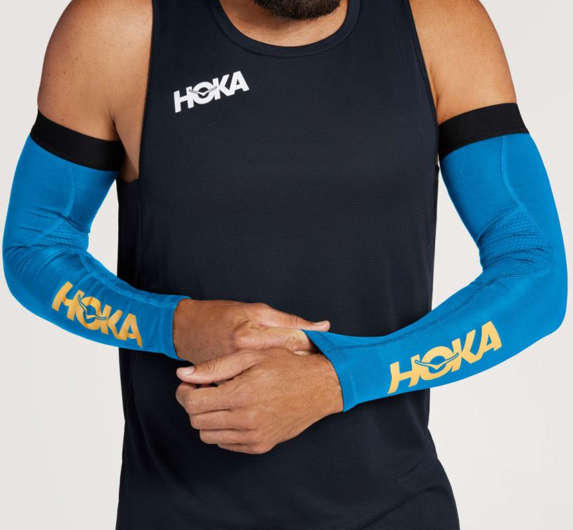 VLP8405 Hoka Women Flight Arm Sleeves Diva Blue