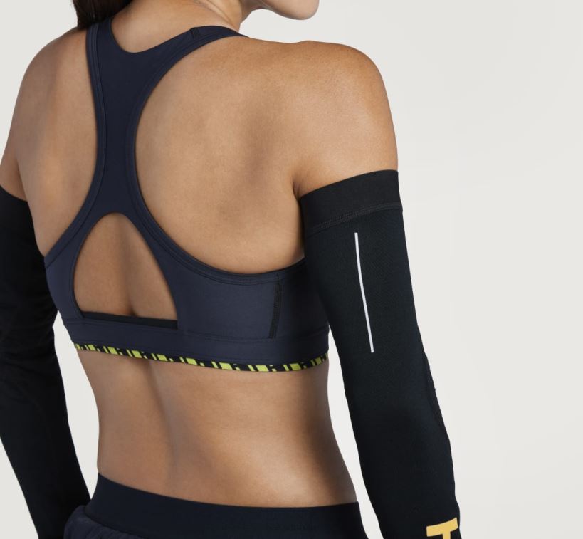 VLP8406 Hoka Women Flight Arm Sleeves Diva Blue