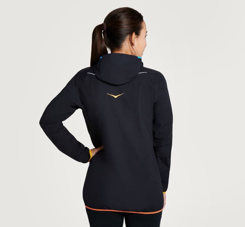 VLP8374 Hoka Women Ultralight Waterproof Jacket Black