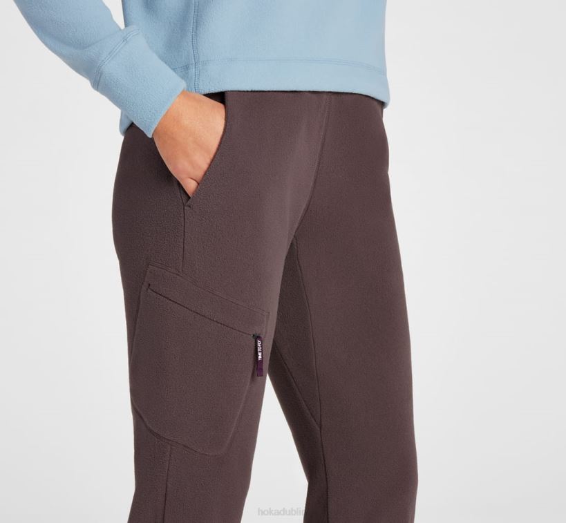 VLP8368 Hoka Women Fleece Jogger Raisin