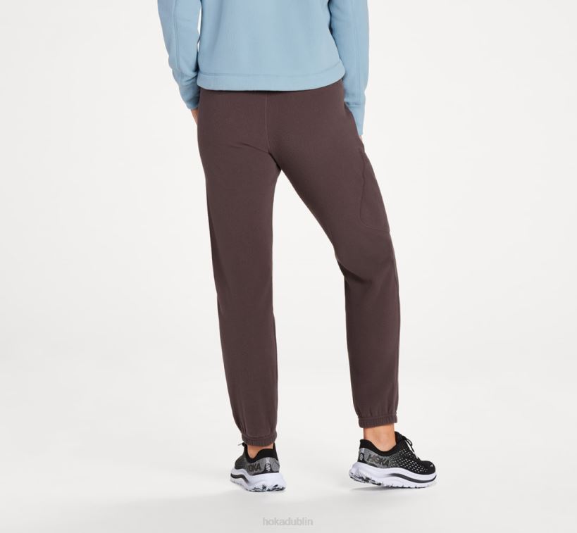 VLP8368 Hoka Women Fleece Jogger Raisin