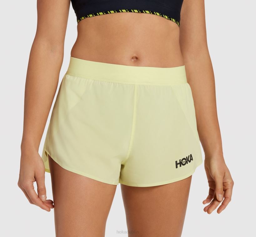 VLP8355 Hoka Women Split Short Black