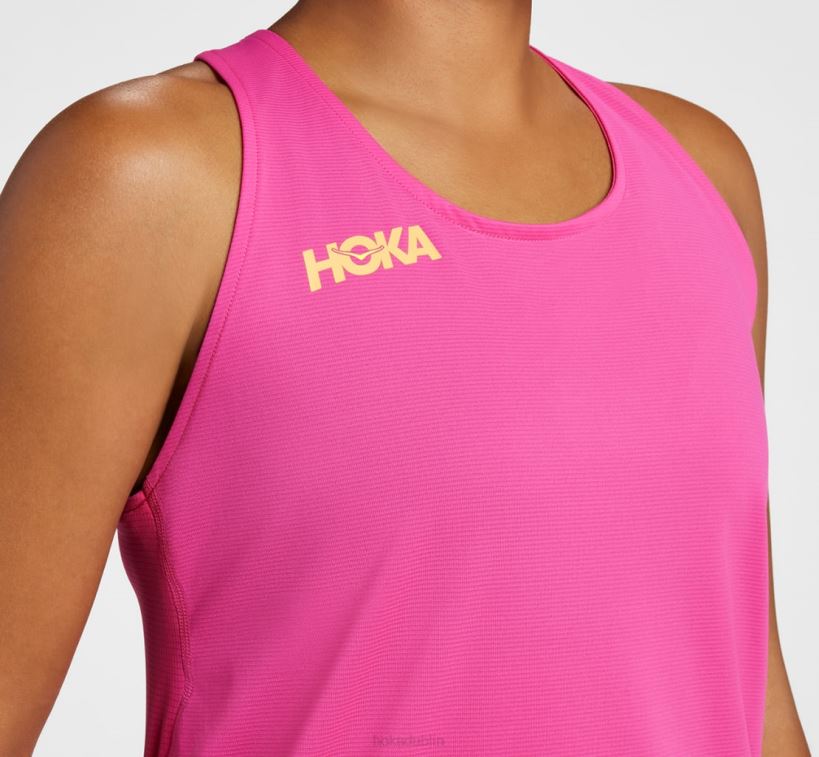 VLP8320 Hoka Women Tank Pink Yarrow