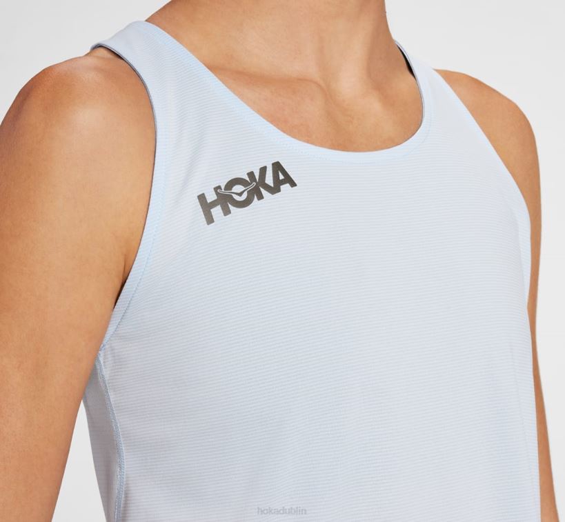 VLP8321 Hoka Women Tank Mock Orange