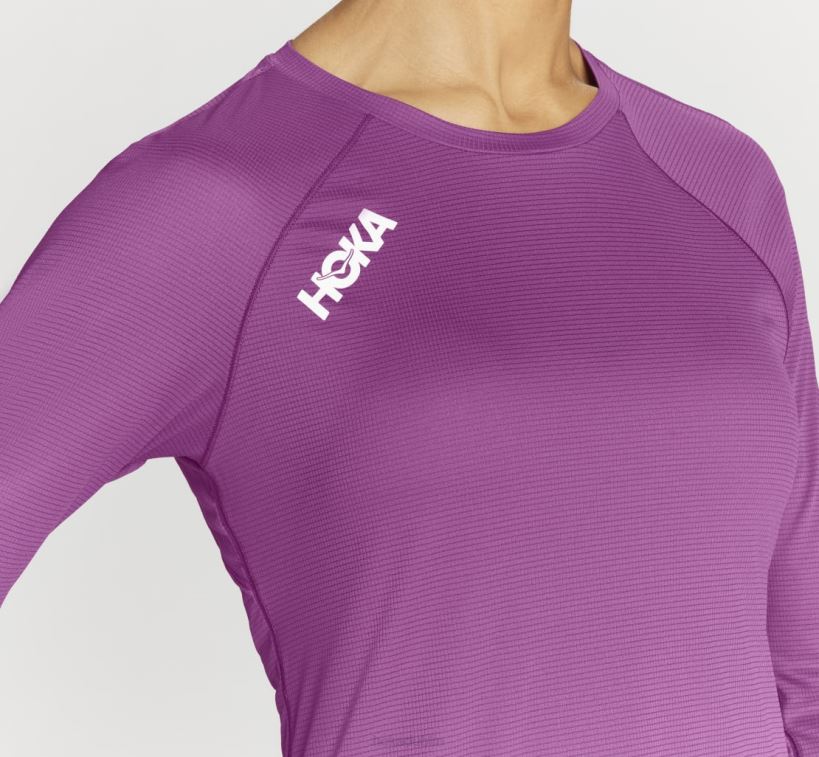 VLP8328 Hoka Women Glide 3/4 Sleeve Beautyberry