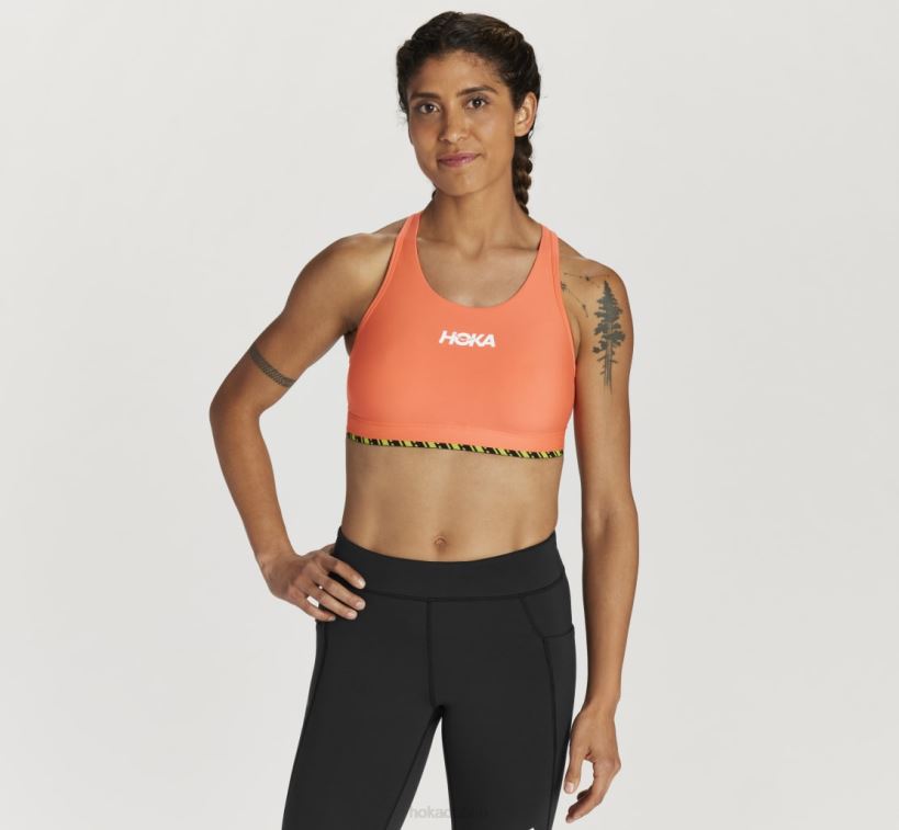 VLP8330 Hoka Women Hupana Sports Bra Camellia