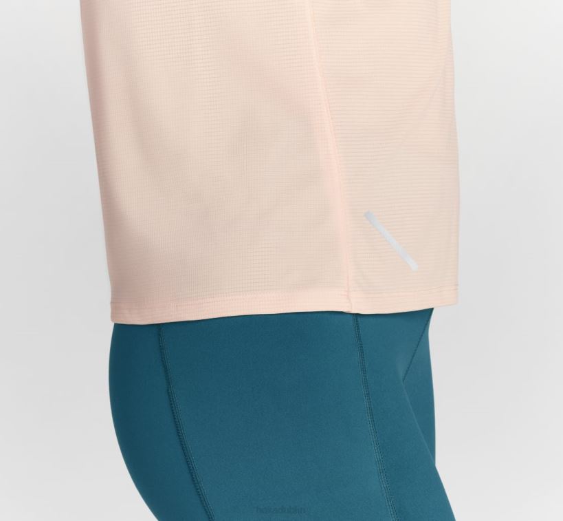 VLP8335 Hoka Women Glide Short Sleeve White